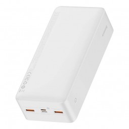 Baseus Bipow Digital Display 30000mAh 20W Power Bank - greito įkrovimo išorinė baterija, balta kaune