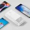Baseus Bipow Digital Display 30000mAh 20W Power Bank - greito įkrovimo išorinė baterija, balta etopas.lt