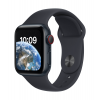 Apple Watch SE 2nd gen GPS + Cellular, 40mm Midnight Aluminium Case with Midnight Sport Band - Regular 2nd Gen kaina