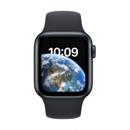 Apple Watch SE 2nd gen GPS + Cellular, 40mm Midnight Aluminium Case with Midnight Sport Band - Regular 2nd Gen pigiau