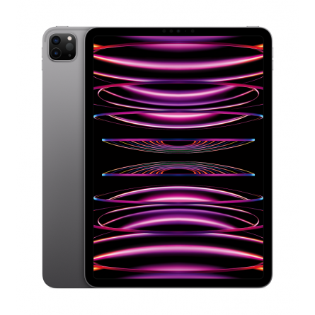 Apple iPad Pro 11" Wi-Fi + Cellular 128GB - Space Gray 4th Gen (2022) - planšetinis kompiuteris kaina