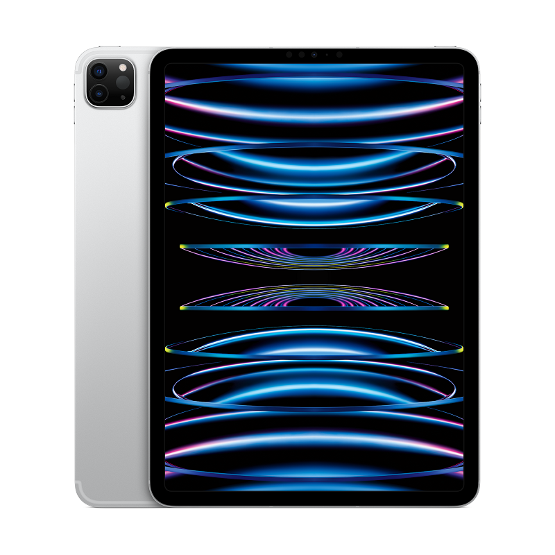 Apple iPad Pro 11" Wi-Fi + Cellular 128GB - Silver 4th Gen (2022) - planšetinis kompiuteris kaina