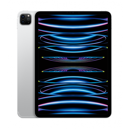 Apple iPad Pro 11" Wi-Fi + Cellular 128GB - Silver 4th Gen (2022) - planšetinis kompiuteris kaina