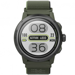 Coros APEX 2 Pro 46mm Outdoor Watch, Green, Nylon Band - išmanusis laikrodis išsimokėtinai