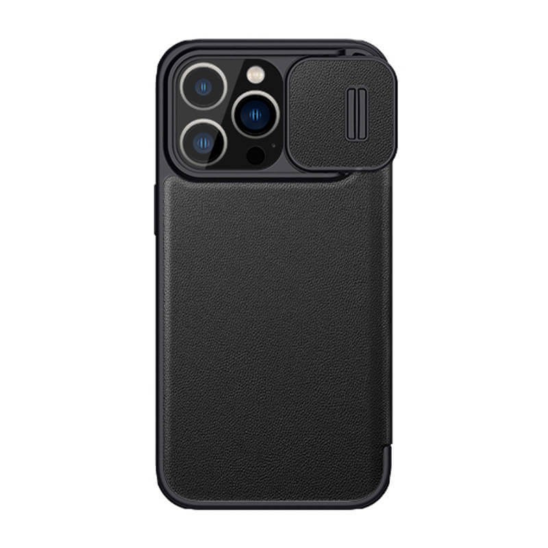Nillkin Qin Pro Leather Case for iPhone 13 Pro Max - telefono dėklas kaina Nillkin Qin Pro Leather Case for iPhone 13 Pro Max - telefono dėklas kaina