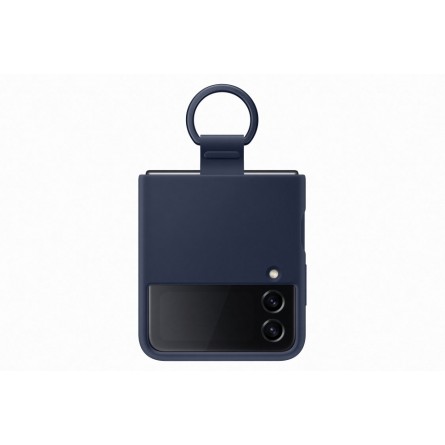 Samsung Silicone Cover with Ring PF721TNE for Galaxy Flip 4, Navy -  telefono dėklas kaina