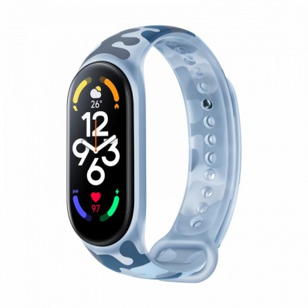 Xiaomi Smart Band 7 Strap, Khaki Blue - apyrankė kaina