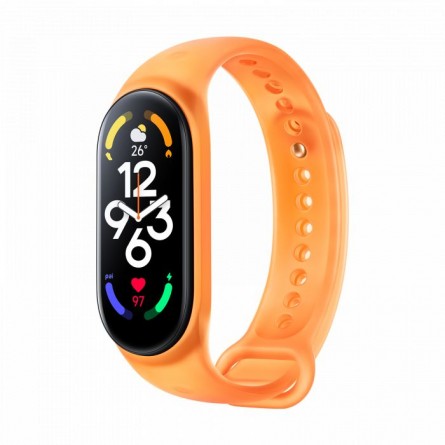 Xiaomi Smart Band 7 Strap, Neon Orange - apyrankė kaina