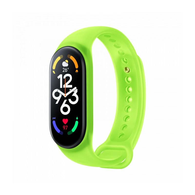 Xiaomi Smart Band 7 Strap, Neon Green - apyrankė kaina Xiaomi Smart Band 7 Strap, Neon Green - apyrankė kaina