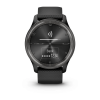 Garmin vivomove Trend 40mm Black, Silicone, išmanusis laikrodis išsimokėtinai
