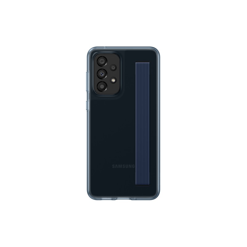 Samsung Slim Strap Cover Case XA336CBE for Galaxy A33 5G, Black - telefono dėklas su dirželiu kaina