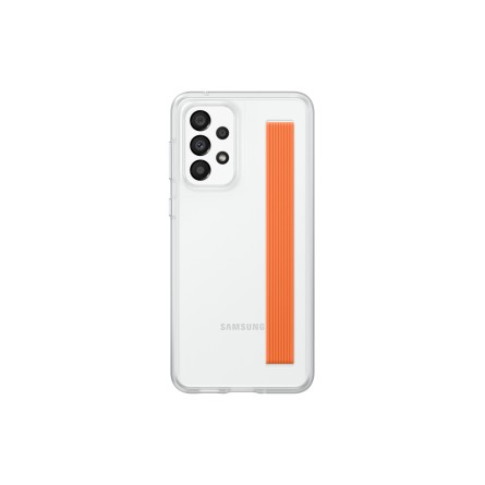 Samsung Slim Strap Cover Case XA336CTE for Galaxy A33 5G, Transparent - telefono dėklas su dirželiu kaina