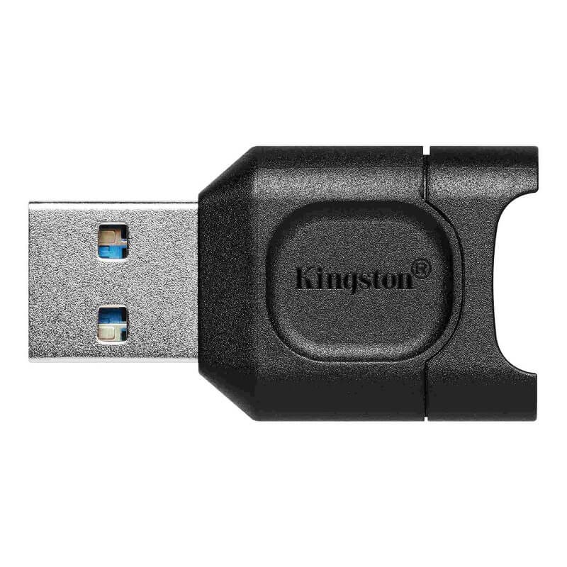Kingston MobileLite Plus USB 3.2 microSD Card Reader - kortelių skaitytuvas kaina Kingston MobileLite Plus USB 3.2 microSD Card Reader - kortelių skaitytuvas kaina