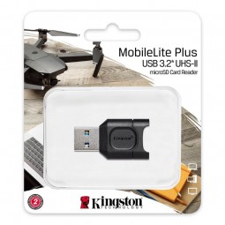 Kingston MobileLite Plus USB 3.2 microSD Card Reader - kortelių skaitytuvas internetu