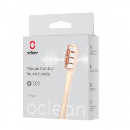 Xiaomi Oclean P1C8 Electric Toothbrush Plaque Control Head, 2pcs, Golden - elektrinio dantų šepetėlio galvutės kaina