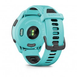 Garmin Forerunner 265 Music 46mm, Aqua, Silicone, GPS - išmanusis laikrodis lizingu