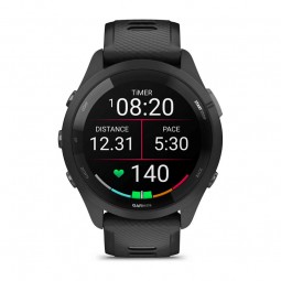 Garmin Forerunner 265 Music 46mm, Powder Gray, Silicone, GPS - išmanusis laikrodis internetu
