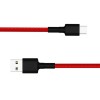 Xiaomi Mi Type-C Braided Cable, 1m, Red - kabelis pigiau