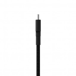 Xiaomi Mi Type-C Braided Cable, 1m, Black - kabelis pigiau