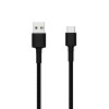 Xiaomi Mi Type-C Braided Cable, 1m, Black - kabelis kaina