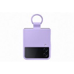 Samsung Silicone Cover with Ring PF721TVE for Galaxy Flip 4, Lavender - telefono dėklas kaina