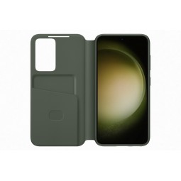 Samsung Smart View Wallet Case ZS911CGE for Galaxy S23, Khaki - telefono dėklas internetu