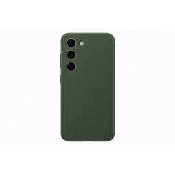 Samsung Leather Cover VS911LGE for Galaxy S23, Green - telefono dėklas kaina