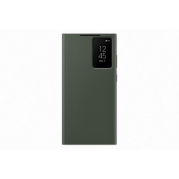 Samsung Smart View Wallet Case ZS918CGE for Galaxy S23 Ultra, Khaki - telefono dėklas kaina