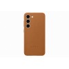 Samsung Leather Cover VS911LAE for Galaxy S23, Camel - telefono dėklas kaina
