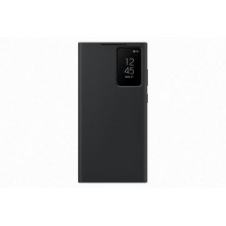 Samsung Smart View Wallet Case ZS918CBE for Galaxy S23 Ultra, Black - telefono dėklas kaina