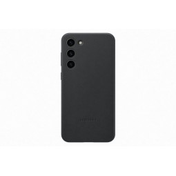 Samsung Leather Cover VS916LBE for Galaxy S23+, Black - telefono dėklas kaina
