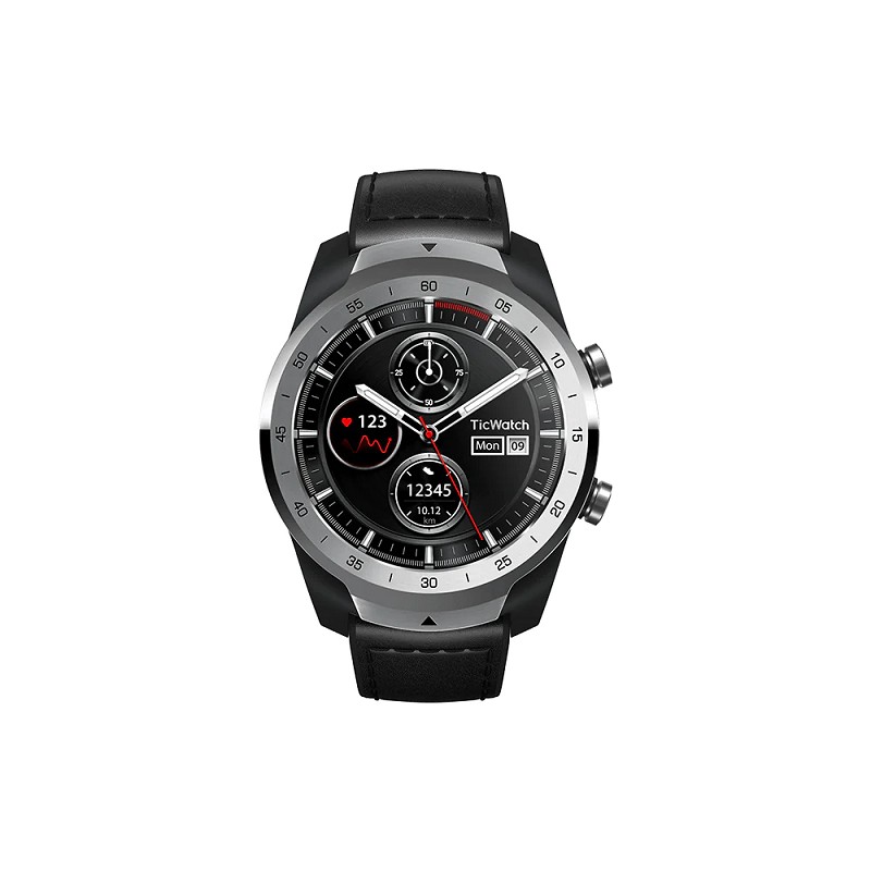 TicWatch Pro, 45 mm, Elegant Black - išmanusis laikrodis kaina TicWatch Pro, 45 mm, Elegant Black - išmanusis laikrodis kaina
