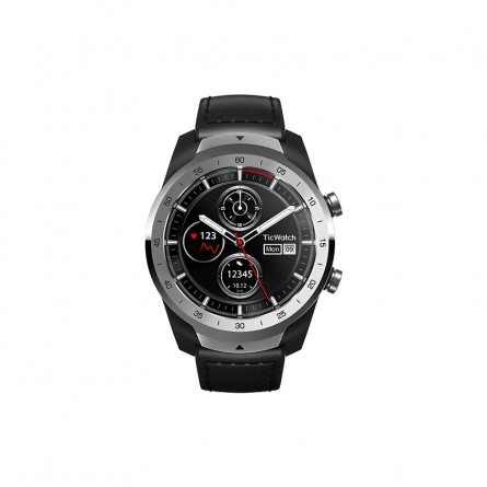 TicWatch Pro, 45 mm, Elegant Black - išmanusis laikrodis kaina