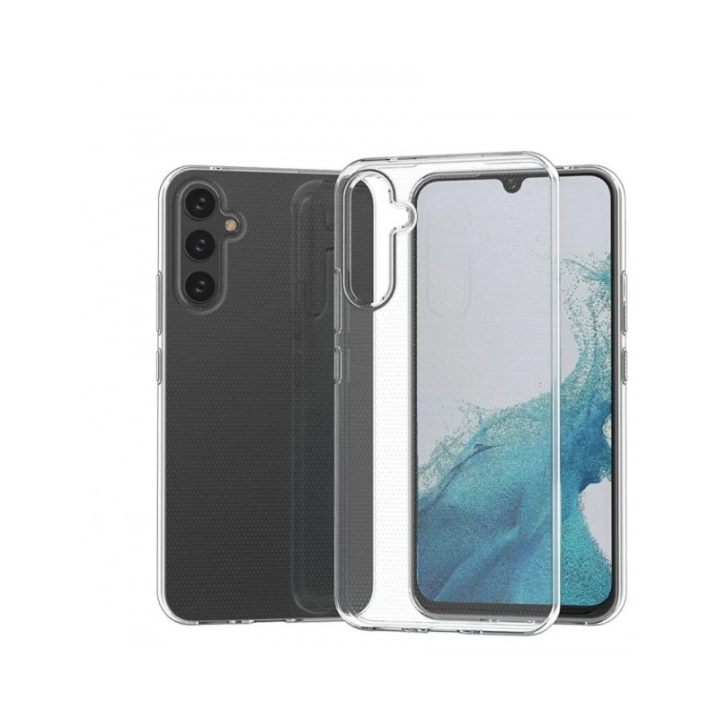Just Must Anti-Bacteria TPU Case for Samsung for Galaxy A34, Transparent - telefono dėklas kaina