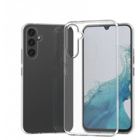 Just Must Anti-Bacteria TPU Case for Samsung for Galaxy A34, Transparent - telefono dėklas kaina