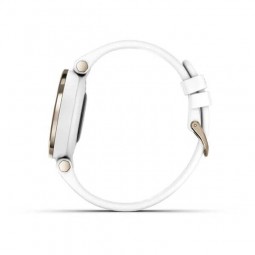 Garmin Lily Sport 34mm Creamy Gold / White, Silikone, išmanusis laikrodis lizingu