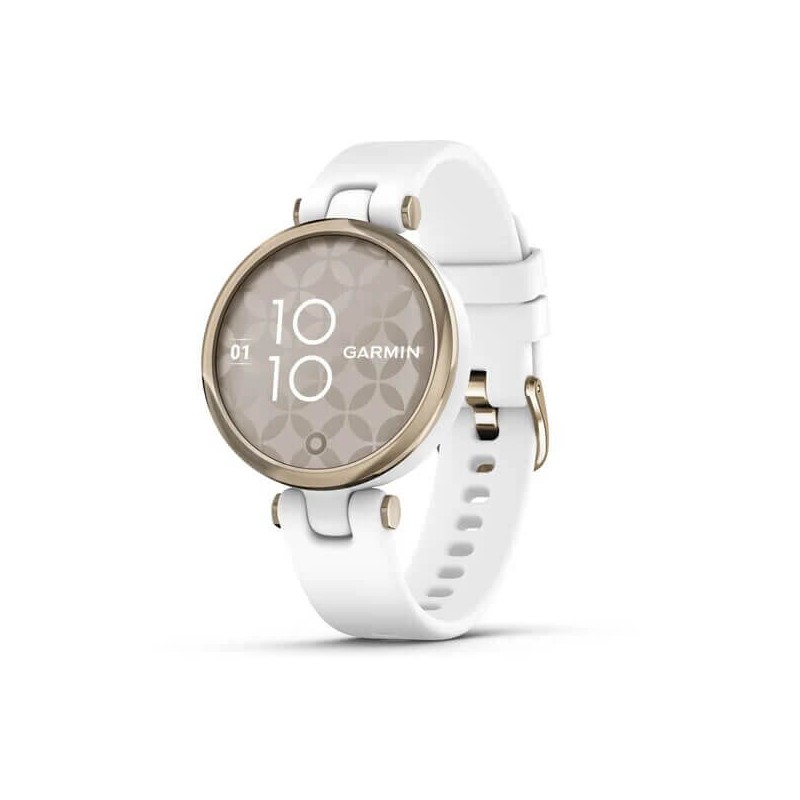 Garmin Lily Sport 34mm Creamy Gold / White, Silikone, išmanusis laikrodis kaina