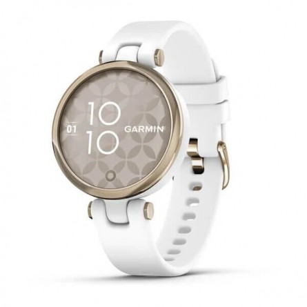 Garmin Lily Sport 34mm Creamy Gold / White, Silikone, išmanusis laikrodis kaina