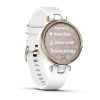 Garmin Lily Sport 34mm Creamy Gold / White, Silikone, išmanusis laikrodis pigiau