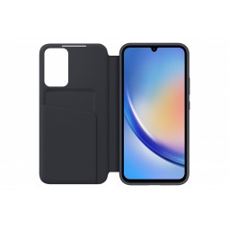 Samsung Smart View Wallet Case ZA346CBE for Galaxy A34 Black - telefono dėklas internetu