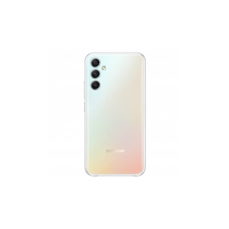 Samsung Clear Cover QA346CTE for Galaxy A34 Transparent - telefono dėklas kaina Samsung Clear Cover QA346CTE for Galaxy A34 Transparent - telefono dėklas kaina