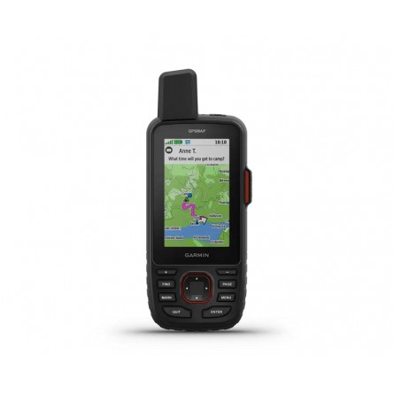 Garmin GPSMAP 67i with inReach Satellite Technology, Black - nešiojamas GPS delninis palydovinio ryšio įrenginys kaina