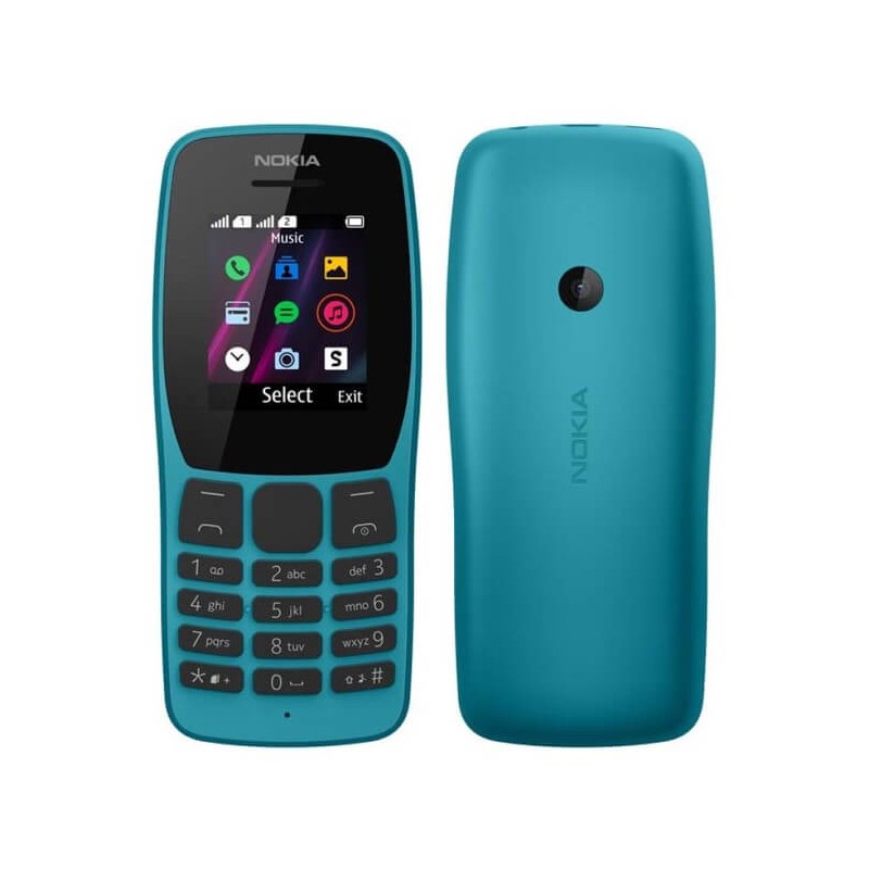 Nokia 110 (2019) DS Blue TA-1192 - mobilusis telefonas, mėlynas kaina