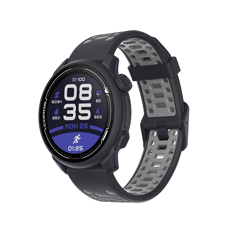 Coros PACE 2 Premium 42mm GPS Sport Watch, Dark Navy, Silicone - multisportinis išmanusis laikrodis kaina
