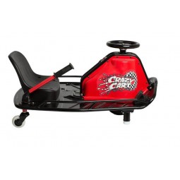 Razor Crazy Cart Black / Red - elektrinis drifto kartingas kaina