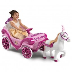 Huffy Princess Carriage 6v - elektrinė karieta, rožinė kaina