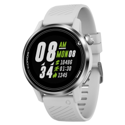 Coros APEX Premium 42mm Multisport Watch, White / Silver, Silicone - multisportinis išmanusis laikrodis pigiau