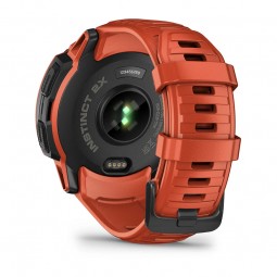 Garmin Instinct 2X Solar 50mm Flame Red, Silicone, GPS išmanusis laikrodis skubu