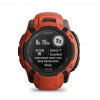 Garmin Instinct 2X Solar 50mm Flame Red, Silicone, GPS išmanusis laikrodis išsimokėtinai