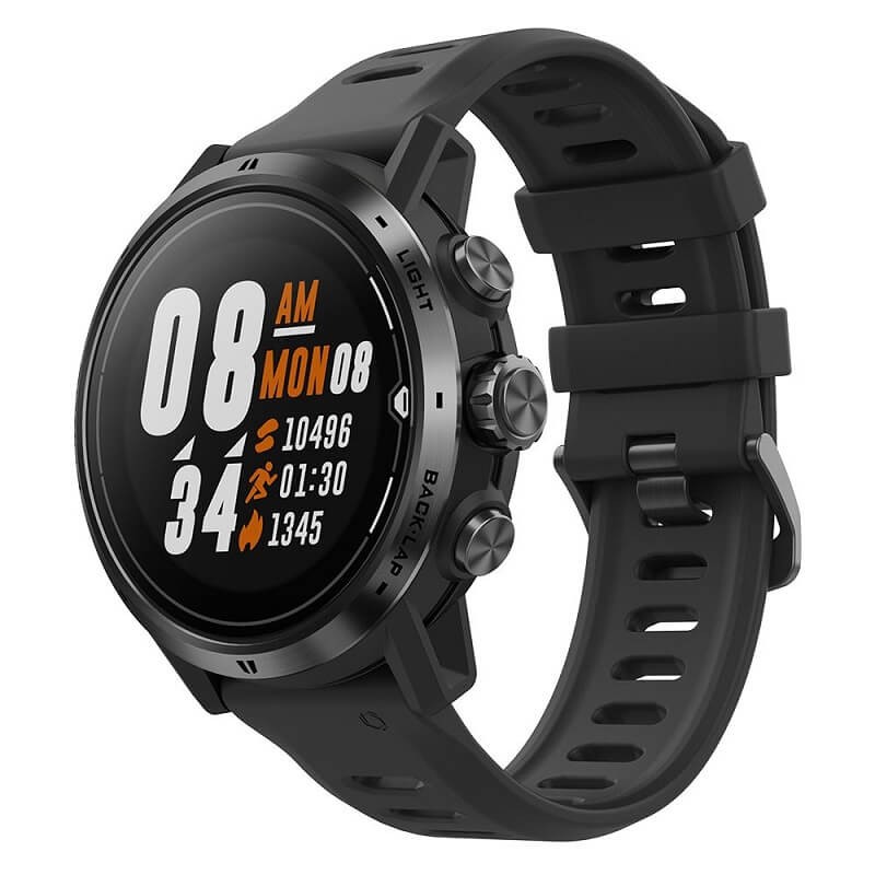 Coros APEX Pro Premium 47mm Multisport GPS Watch, Black, Silicone - multisportinis išmanusis laikrodis kaina